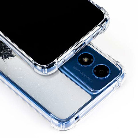 DC Comics Arkham Origins Arkham Logo Moto G 5G (2024) Clear Case